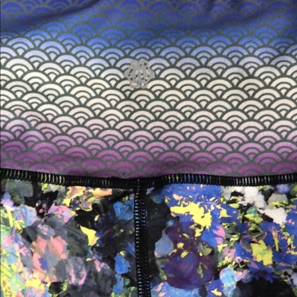 Nanette Lepore Play Plus size 1X 2X Floral Active Yoga Legging Wide Waist Pant - Picture 7 of 7